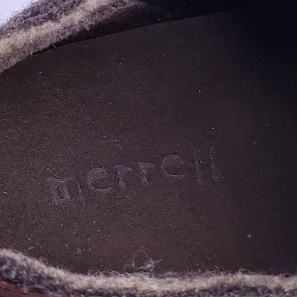 Merrell Milan Women's 6 Burnt Red Leather Wool Casual Shoes Lace Up J70642 Used - Picture 12 of 15